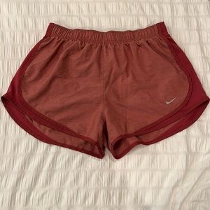 Nike Tempo Running Shorts | Red/Maroon | Size Large |